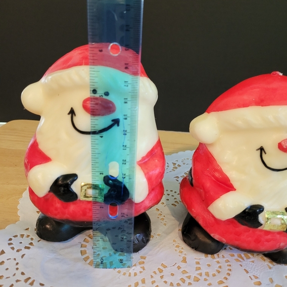Vintage Nostalgic Santa Candles - Picture 6 of 7